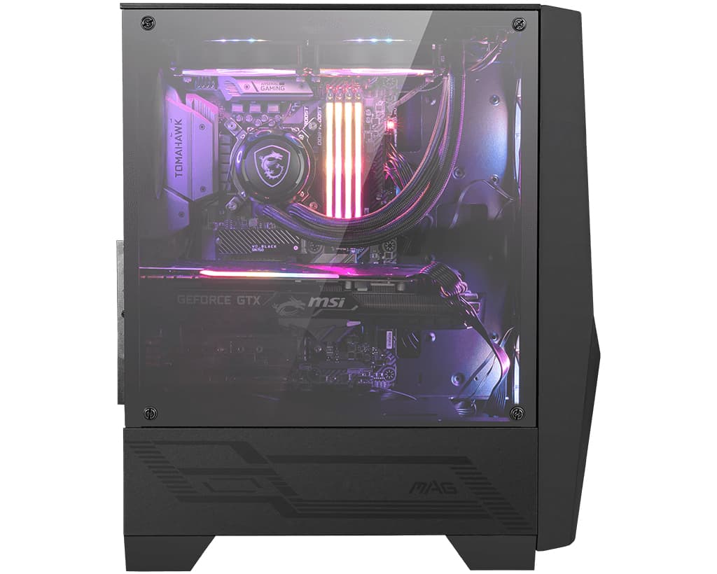 Carcasa MSI MAG FORGE 100R, tower case&nbsp;(black, tempered glass) "306-7G03R21-809" — miniatură