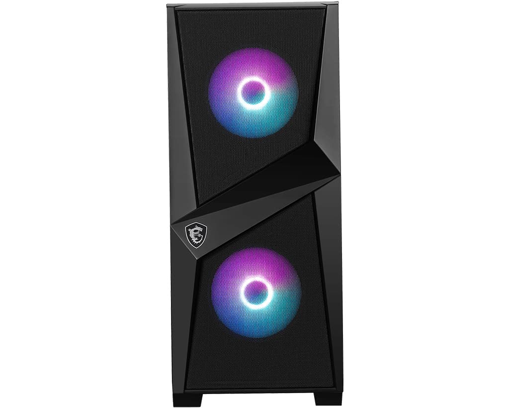 Carcasa MSI MAG FORGE 100R, tower case&nbsp;(black, tempered glass) "306-7G03R21-809" — miniatură