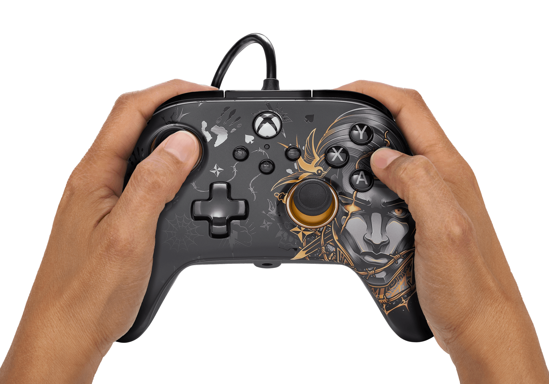 CONTROLLER PowerA, cu fir, pentru XBOX series X/ S, Fortnite Midas, "XBGP0238-01" — miniatură