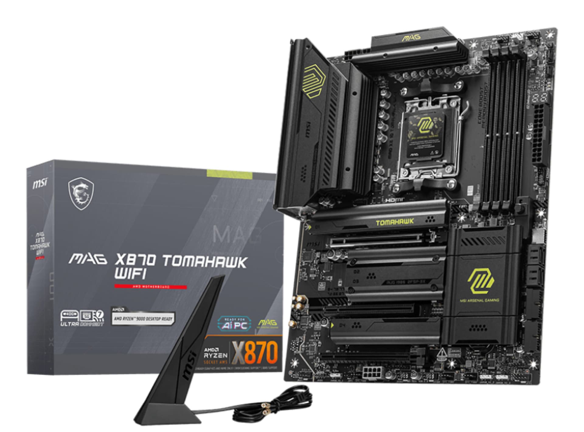 Placa de baza MSI MAG X870 Tomahawk Wifi (X870,AM5,ATX,DDR5) "7E51-001R"