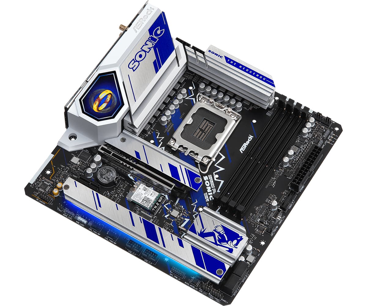 Placa de baza 90-MXBKM0-A0UAYZ SONIC, Intel B760, Intel LGA1700,mATX, WiFi "90-MXBKM0-A0UAYZ" — miniatură