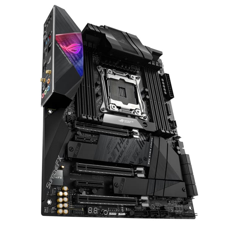 Placa de baza ROG STRIX X299-E GAMING II - motherboard - ATX - LGA2066 Socket - X299 "90MB11A0-M0EAY0" — miniatură