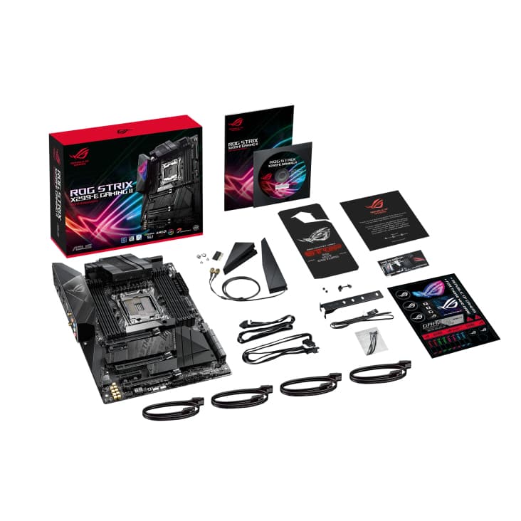Placa de baza ROG STRIX X299-E GAMING II - motherboard - ATX - LGA2066 Socket - X299 "90MB11A0-M0EAY0" — miniatură