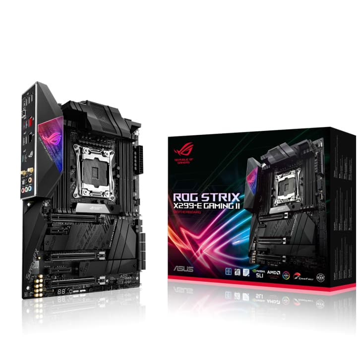 Placa de baza ROG STRIX X299-E GAMING II - motherboard - ATX - LGA2066 Socket - X299 "90MB11A0-M0EAY0" — miniatură