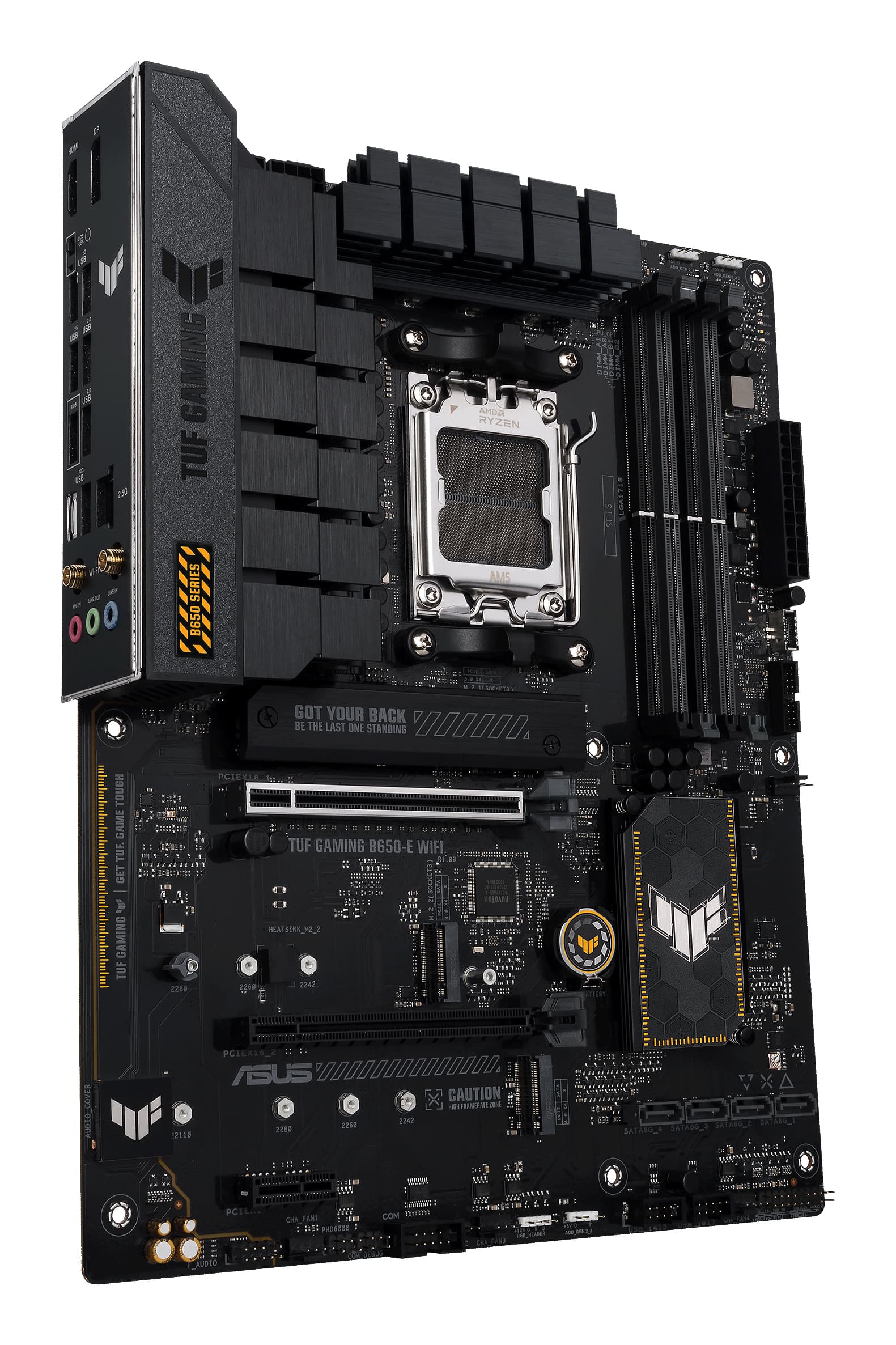 Placa de baza TUF GAMING B650-E WIFI - motherboard - ATX - Socket AM5 - AMD "90MB1GT0-M0EAY0" — miniatură