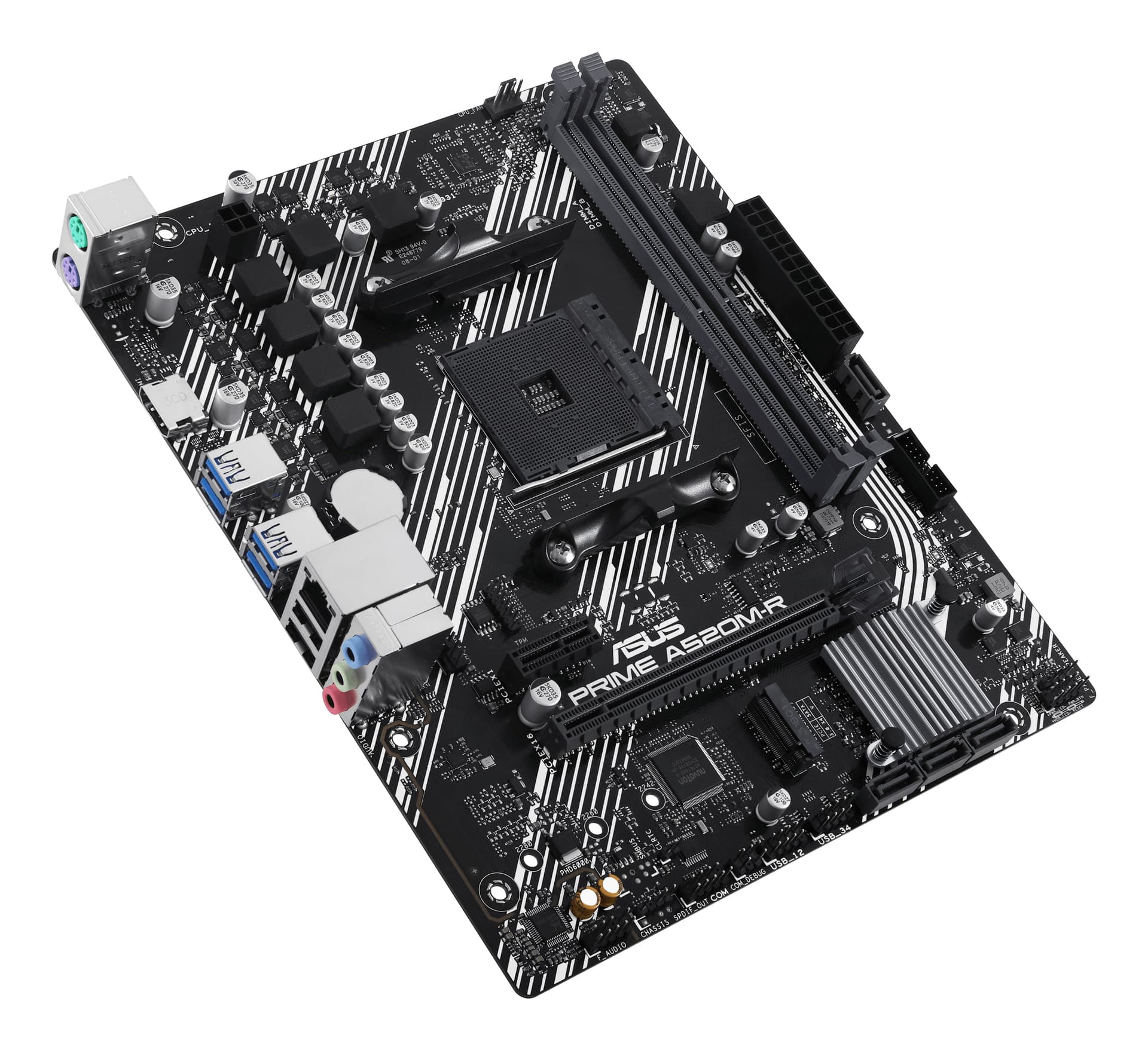 Placa de baza PRIME A520M-R AMD A520 Socket AM4 micro ATX "90MB1H60-M0EAY0" — miniatură