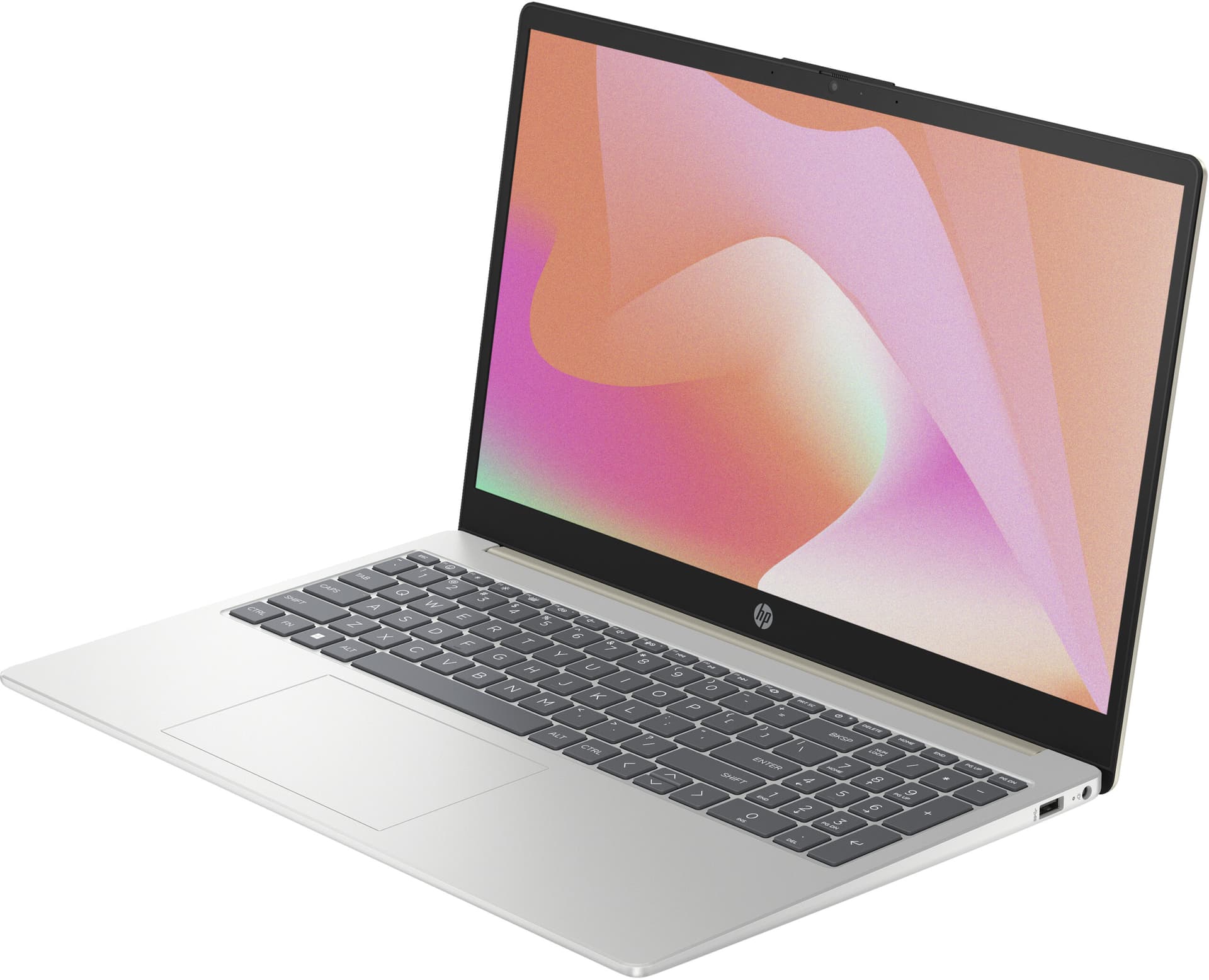 Notebook Laptop 15-fd0014nq Intel Core i7-1355U 15.6inch FHD RAM 16GB SSD 1TB Intel Iris Xe Graphics FreeDOS Warm Gold "99V18EA" ( — miniatură