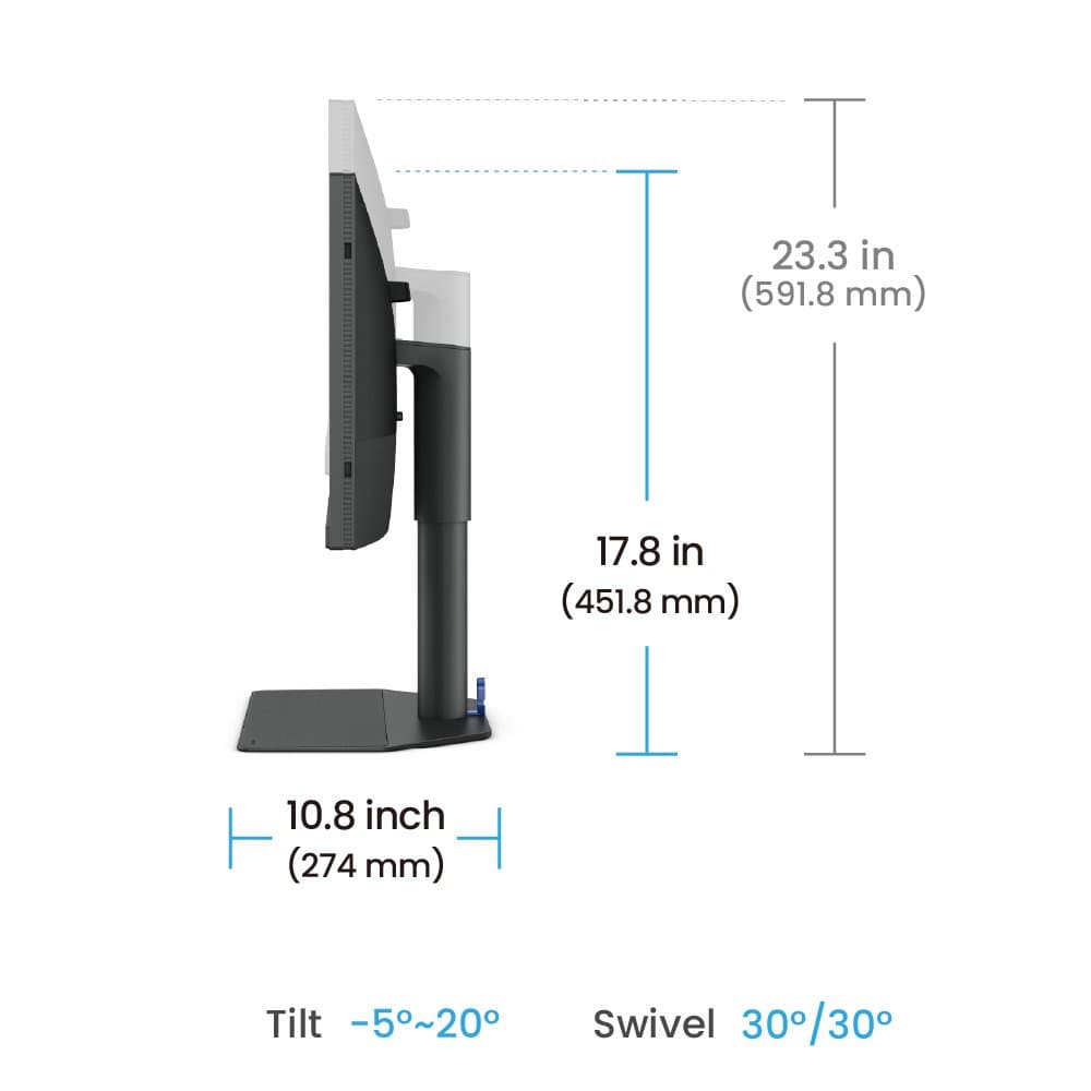 Monitor LED BenQ SW242Q "9H.LLVLA.TBE" — miniatură
