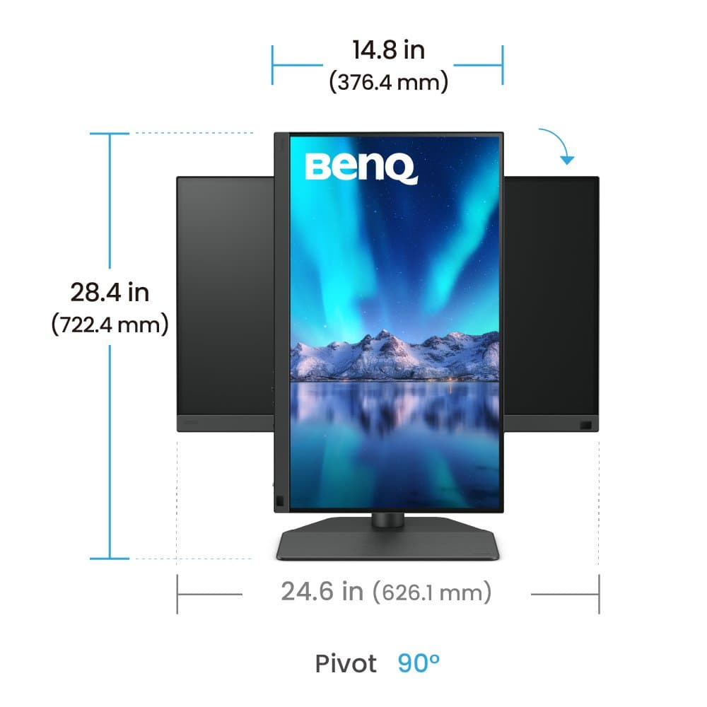 Monitor LED BenQ SW242Q "9H.LLVLA.TBE" — miniatură