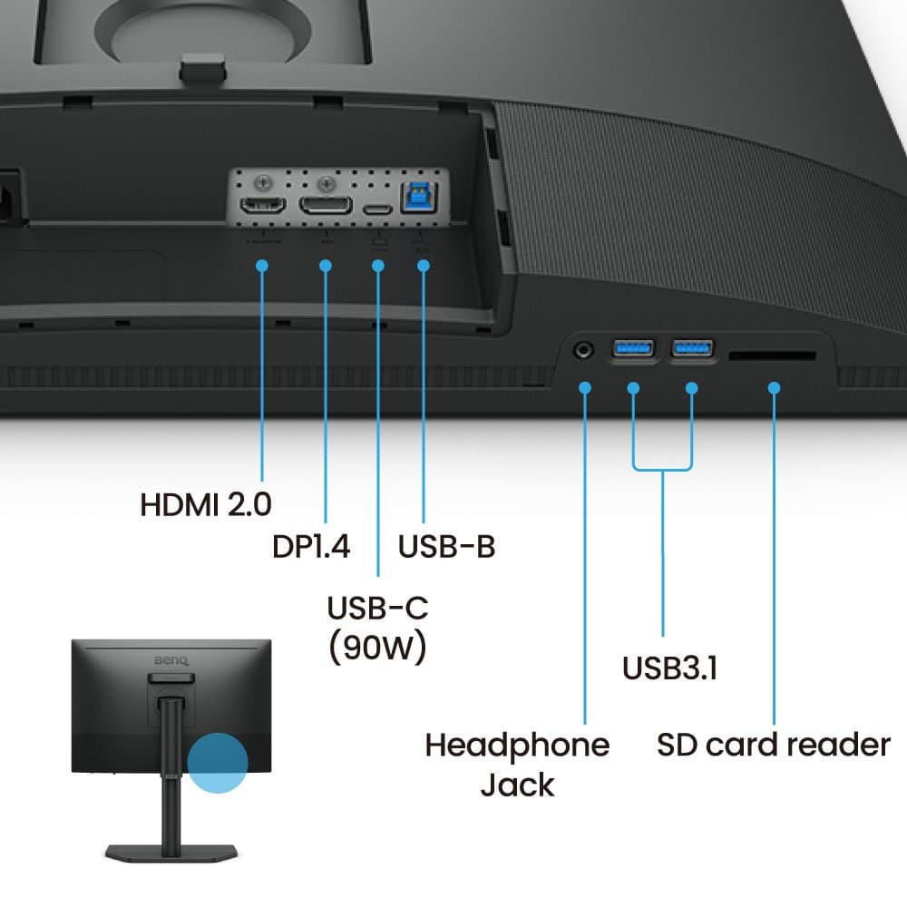 Monitor LED BenQ SW242Q "9H.LLVLA.TBE" — miniatură