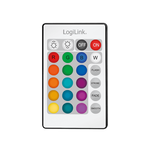 BANDA LUMINI LOGILINK, Wi-Fi Smart, autoadeziva, RGB, 90 x LED, 16 culori, 4 moduri, 570 lm, alimentare USB 5 V/1,2 A, 3m "LED007" (include TV 0.18lei) — miniatură