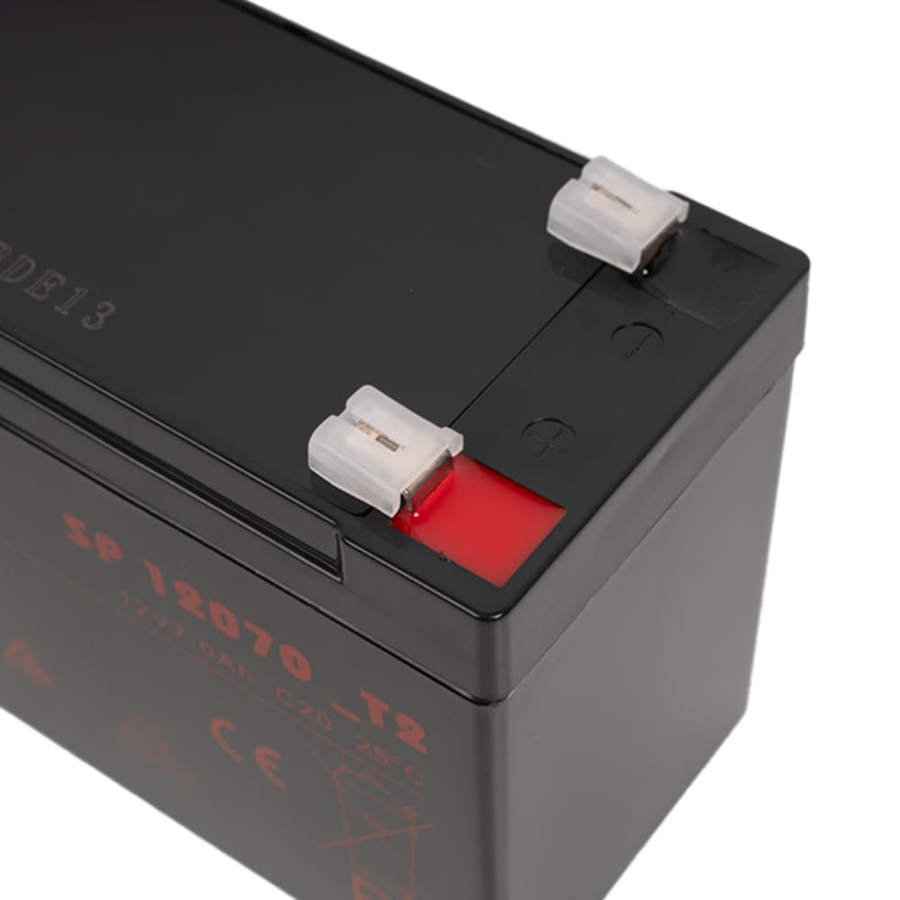 ACUMULATOR UPS SPACER 12V / 7Ah, dimensiuni: 151x66x96mm, inaltime+terminal: 102mm, terminal F2(T2), "SP-BAT-12V7AH" — miniatură