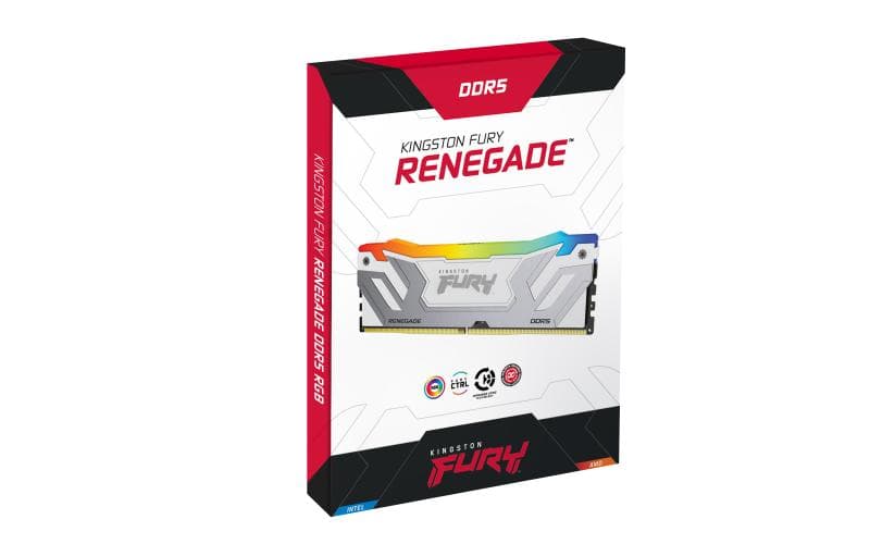 24GB 8400MT/s DDR5 CL40 CUDIMM FURY Rene "KF584CU40RWA-24" — miniatură
