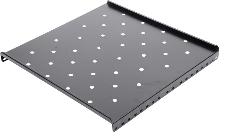 RAFT FIX SPACER 1U pentru rack 19", adancime 475mm, pt. cabinet de 800mm, sarcina maxima 60Kg, vopsea antistatic, otel 1.2mm, black, "SPSF-1U475-BK-03"
