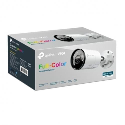 CAMERA IP TP-LINK VIGI, bullet, pt. exterior, dist. IR 30 m, tip lentila fixa 2.8 mm, 5 Mpx, 1 x RJ45 10/100M, carcasa metal, POE, "VIGI C355(2.8mm)" — miniatură
