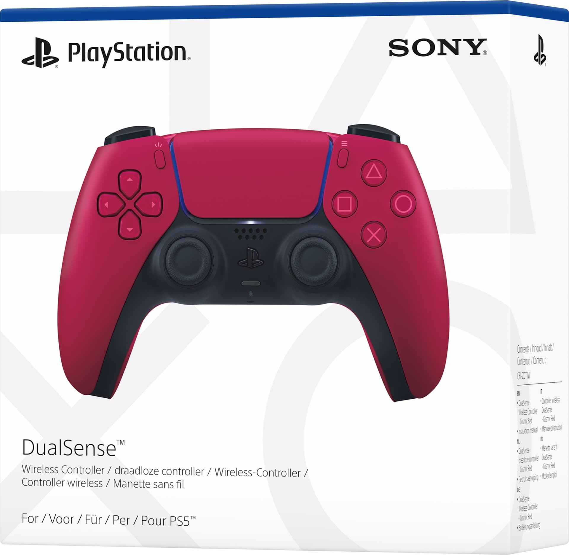 Sony PS5 DualSense Controller V2 Cosmic Red 171086 — miniatură