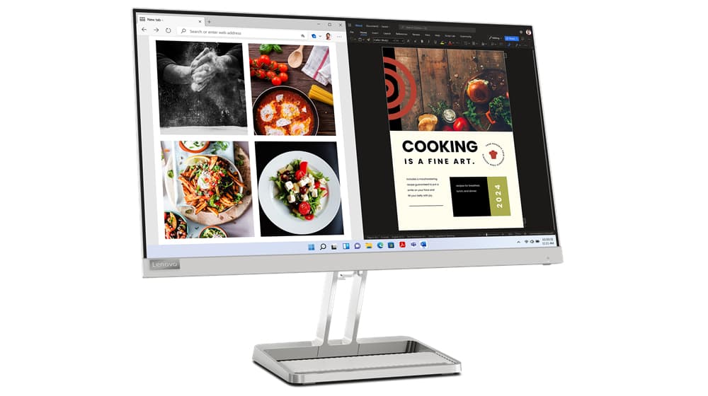Monitor LED Monitor L24i-40 LED 23.8inch 1920 x 1080 Full HD Gri "67A8KAC3EU" — miniatură