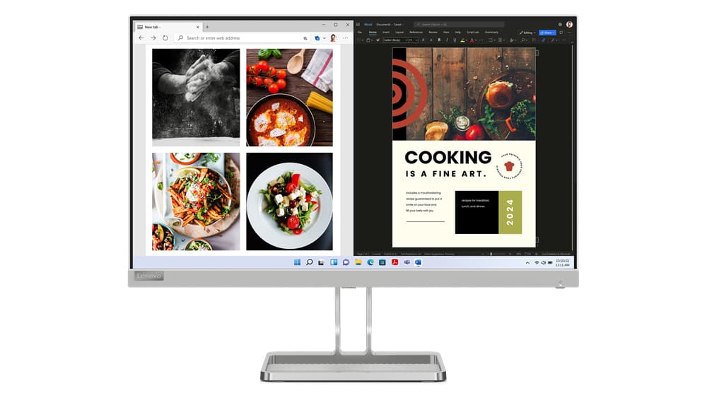 Monitor LED Monitor L24i-40 LED 23.8inch 1920 x 1080 Full HD Gri "67A8KAC3EU"