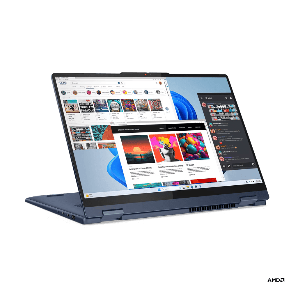 IP 5 2-in-1 16T R5 8645HS 16 512 UMA W11 "83DS001BRM" ( — miniatură