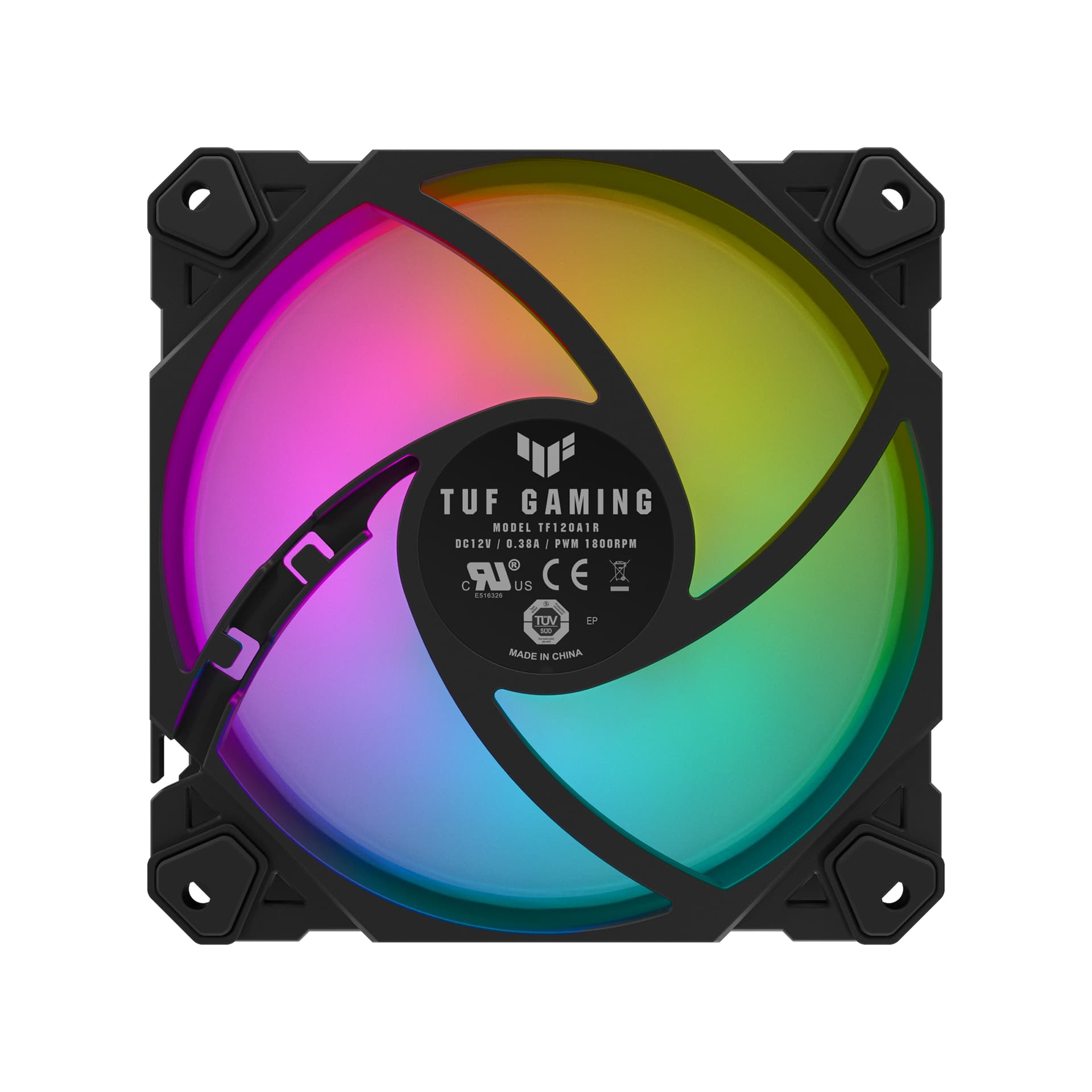Set 3 ventilatoare TUF Gaming TF120 ARGB, 120 mm "90DA0030-B09030" — miniatură