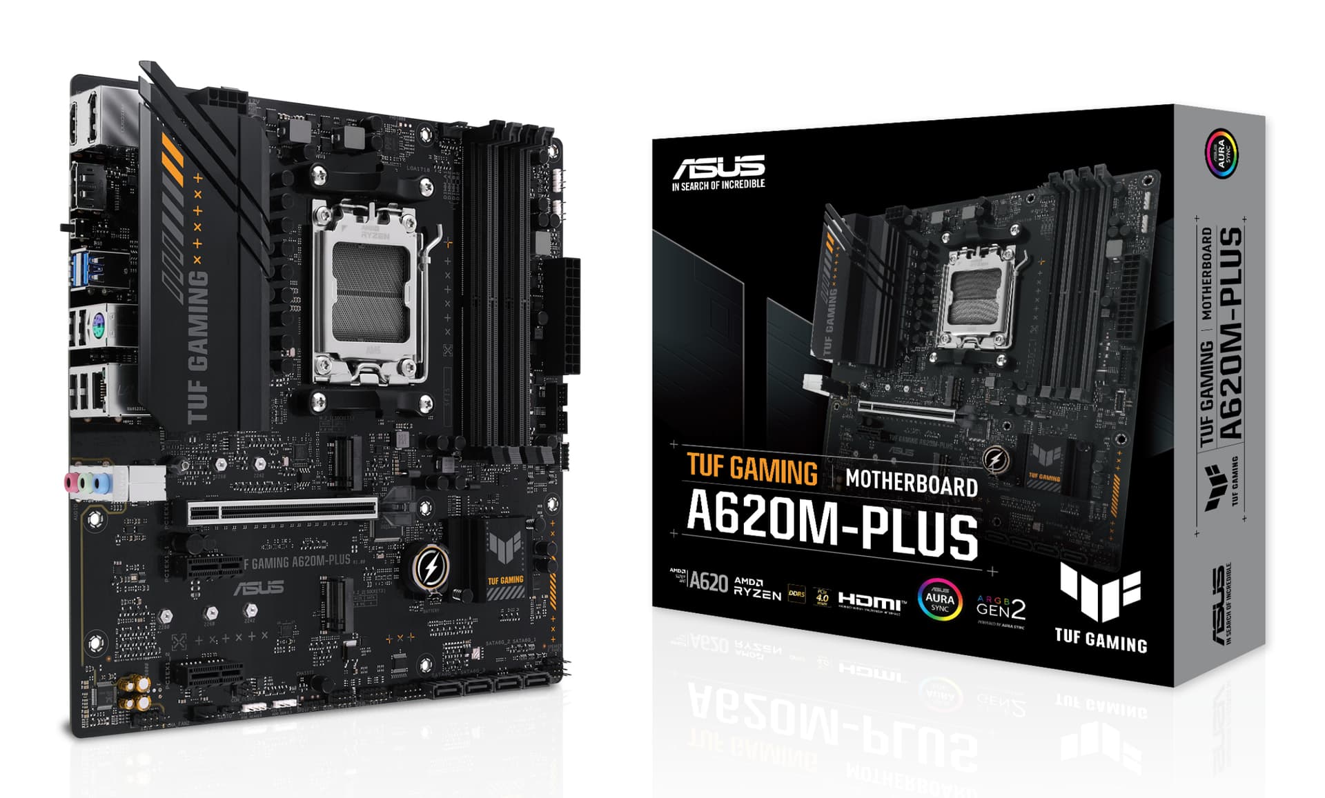 Placa de baza TUF GAMING A620M-PLUS, AMD A620, Socket AM5, mATX "90MB1EZ0-M0EAY0"