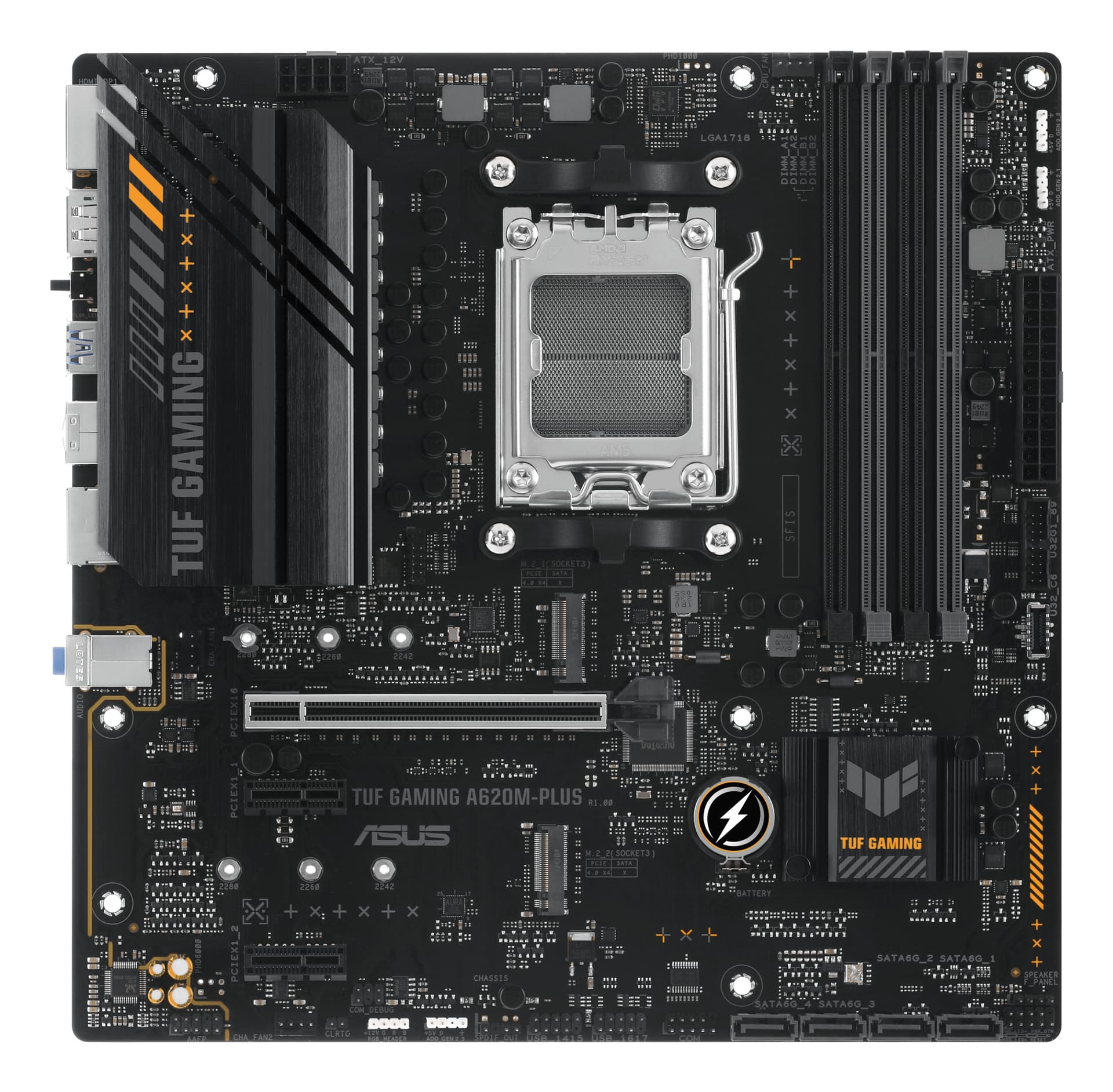 Placa de baza TUF GAMING A620M-PLUS, AMD A620, Socket AM5, mATX "90MB1EZ0-M0EAY0" — miniatură