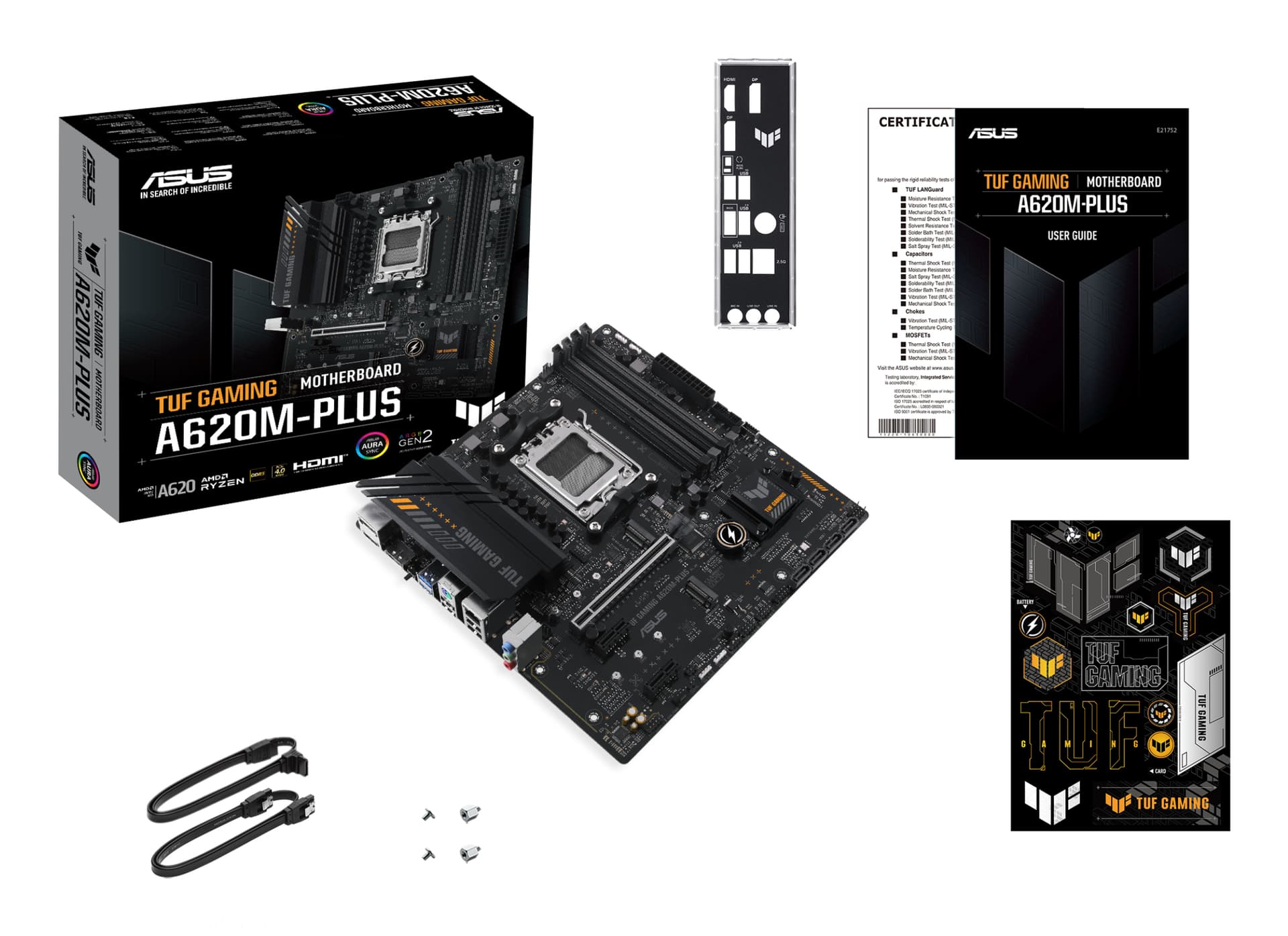 Placa de baza TUF GAMING A620M-PLUS, AMD A620, Socket AM5, mATX "90MB1EZ0-M0EAY0" — miniatură
