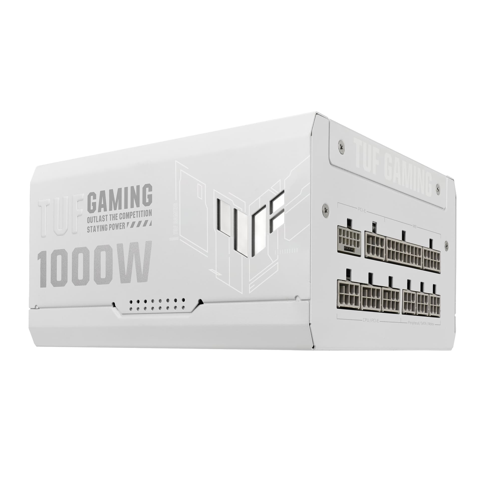 Sursa TUF Gaming 1000W Gold White Edition, 20+4 pin ATX "90YE00S5-B0NA00" — miniatură