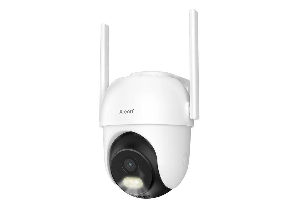 Camera supraveghere Arenti, 2.5K, 4 MP, dome, wireless 2.4/5 GHz, microSD max 128 GB, exterior, audio bidirectional, compatibil Alexa si Google Assistant, pan si tilt, "OP1"