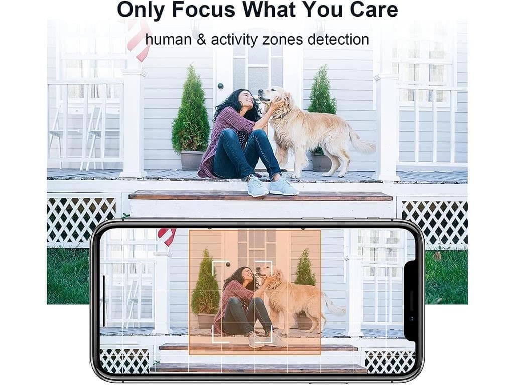 Camera supraveghere Arenti, 4MP ultra HD, bullet, wireless, exterior, night vision 10m, audio bidirectional, compatibil Alexa si Google Assistant, "OUTDOOR1" — miniatură