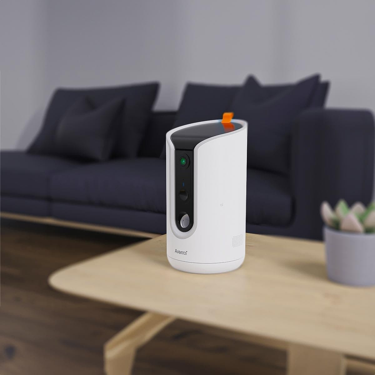 Camera supraveghere Arenti, 2K, 3MP, pentru animale de casa, cu dispenser de boabe, wireless 2.4/5 GHz, microSD max 256GB, detectie miscare si latrat, night vision 10m, audio bidirectional, pan si tilt, "PETCAM1T" — miniatură