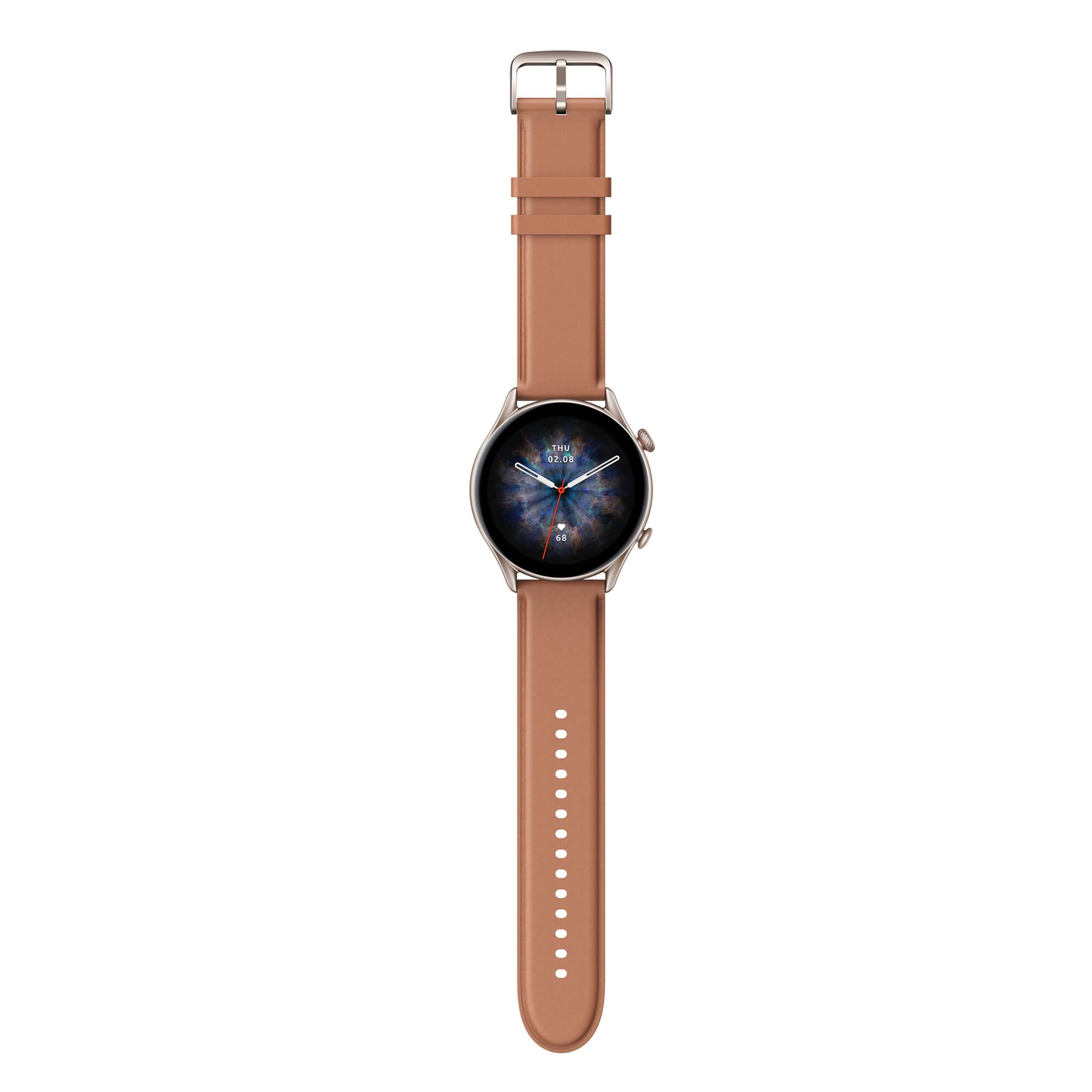 Smartwatch GTR 3 Pro Brown Leather "amagtr3prbleu" — miniatură