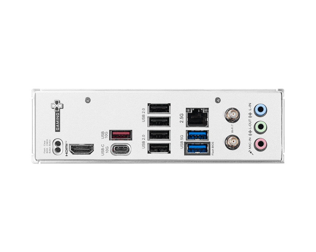 MSI B840 GAMING PLUS WIFI, ATX, Socket AM5, 4x DDR5 , 5x PCIe x16 slot, 2x M.2 slot, 4x USB 2.0, 2x USB 5Gbps, 1x USB 10Gbps, 1x USB 10Gbps Type-C, HDMI, 3Y "B840_GAMING_PLUS_WIFI" — miniatură