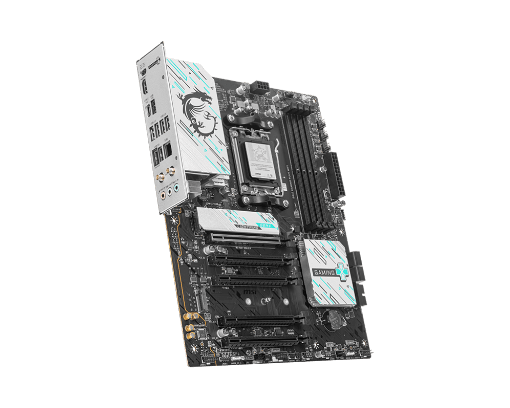 MSI B840 GAMING PLUS WIFI, ATX, Socket AM5, 4x DDR5 , 5x PCIe x16 slot, 2x M.2 slot, 4x USB 2.0, 2x USB 5Gbps, 1x USB 10Gbps, 1x USB 10Gbps Type-C, HDMI, 3Y "B840_GAMING_PLUS_WIFI" — miniatură