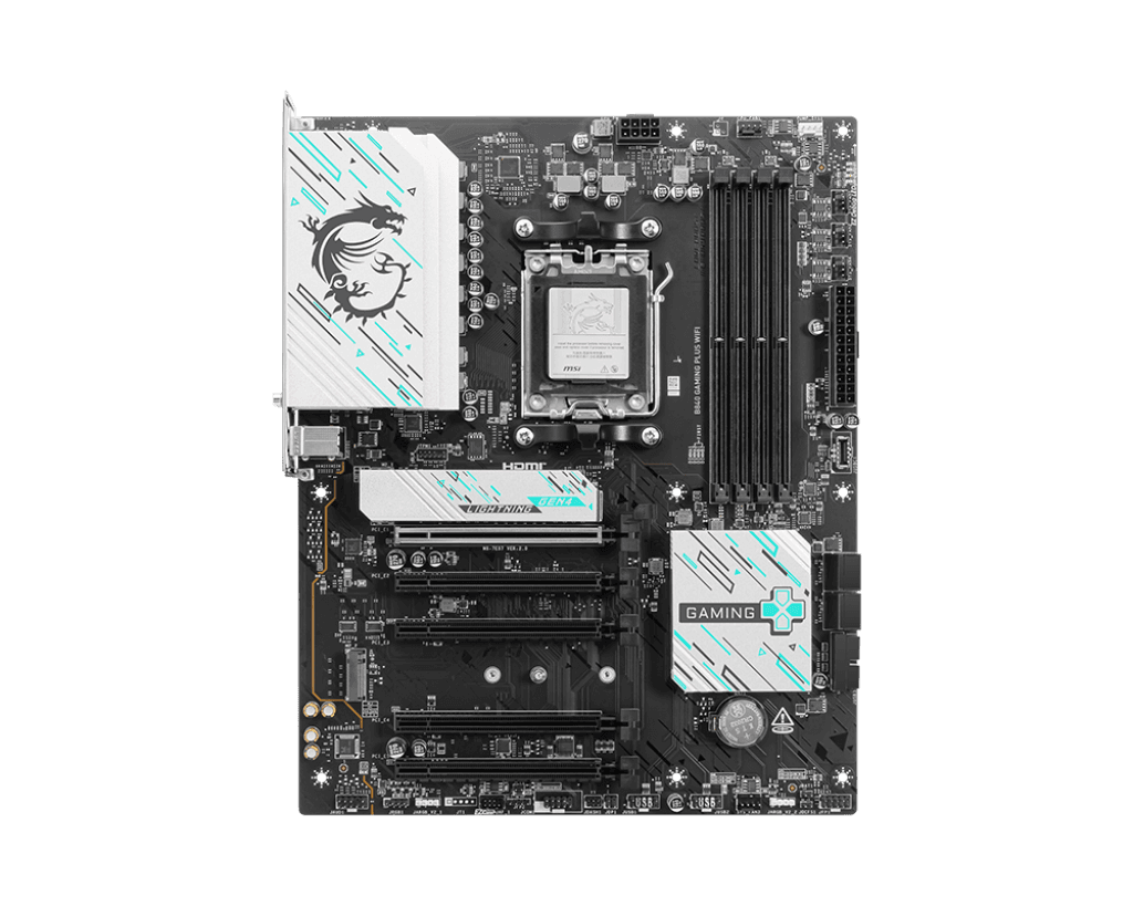 MSI B840 GAMING PLUS WIFI, ATX, Socket AM5, 4x DDR5, 5x PCIe x16 slot, 2x M.2 slot, 4x USB 2.0, 2x USB 5Gbps, 1x USB 10Gbps, 1x USB 10Gbps Type-C, HDMI, 3Y "B840_GAMING_PLUS_WIFI"