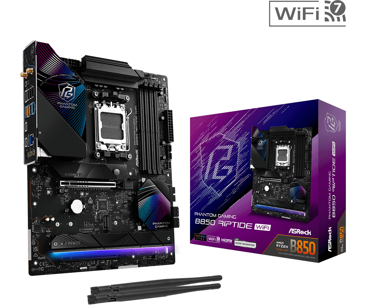 MB Asrock B850 RIPTIDE WIFI AM5 "B850 RIPTIDE WIFI"