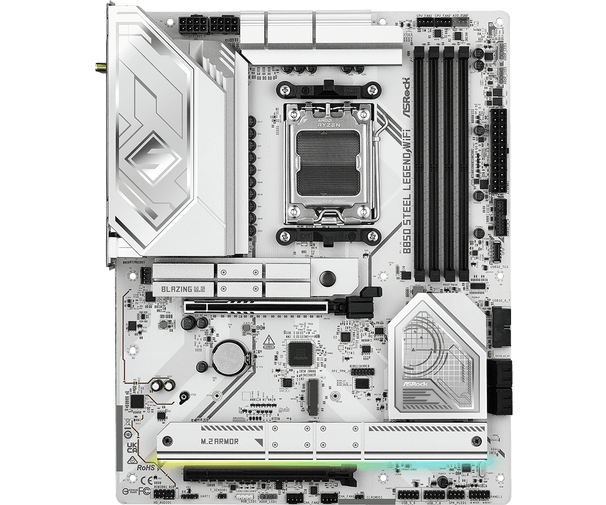MB Asrock B850 STEEL LEGEND WIFI AM5 "B850 STEEL LEGEND WIFI" — miniatură