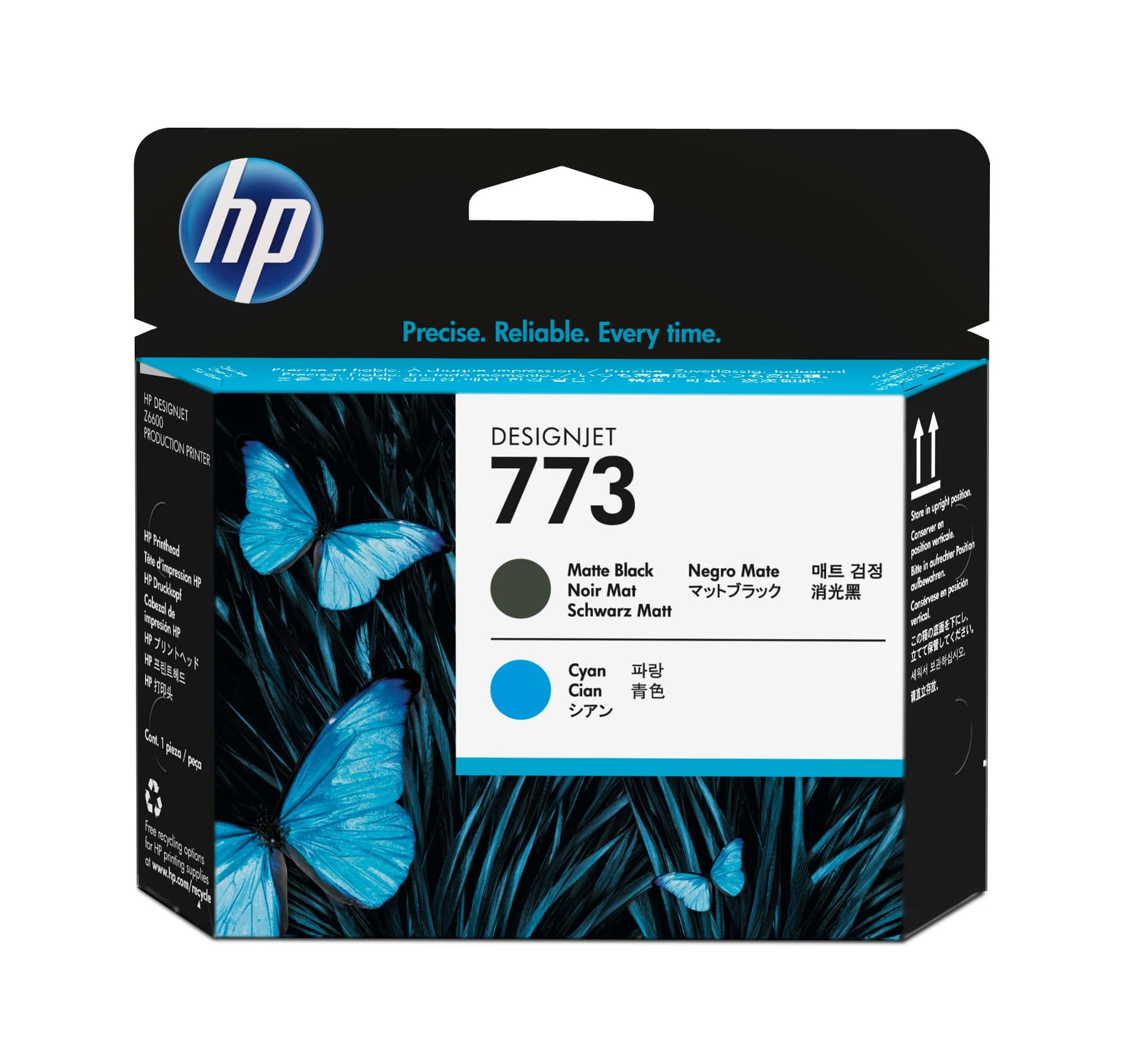 Cap Printare Original HP Matt Black/Cyan, nr.773, pentru Z6600, incl.TV 0.8 lei)"C1Q20A"