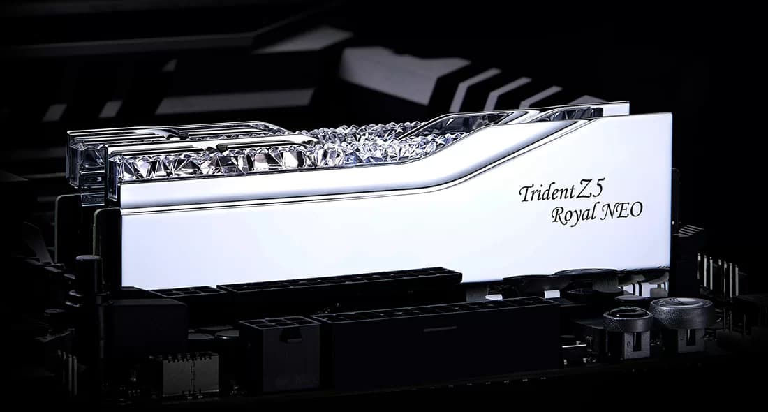 Memorie RAM Gskill D5 6400 32GB C30 Trident Z5 RGB K2 EXPO "F5-6400J3039G16GX2-TR5NS" — miniatură