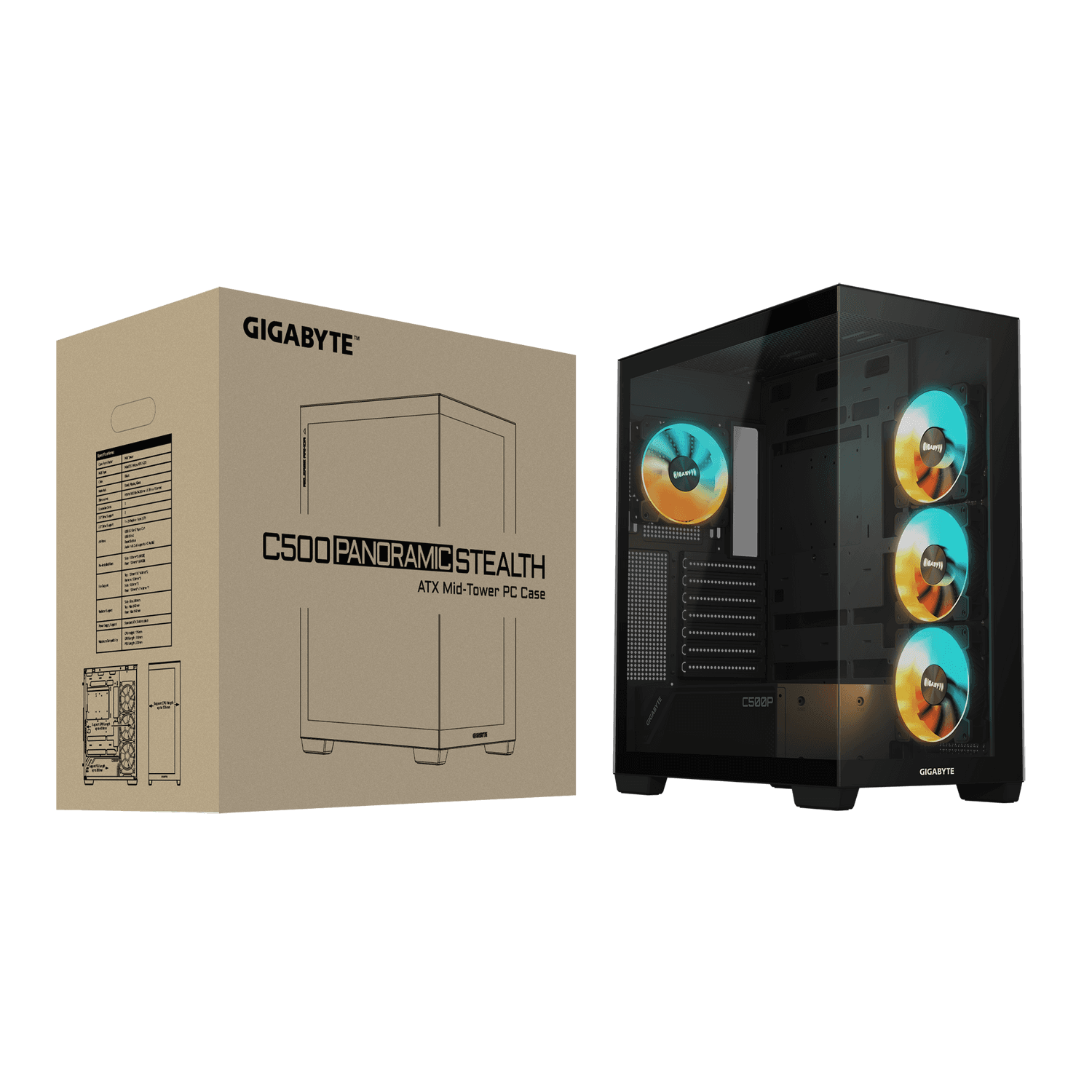 Carcasa GIGABYTE GB-C500P ST "GB-C500P ST" — miniatură