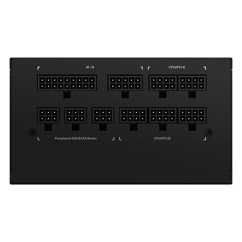 Sursa GIGABYTE GP-UD750GM 750W, PC power supply (black, 4x PCIe, cable management, 750 watts) "GP-UD750GM GEU" — miniatură
