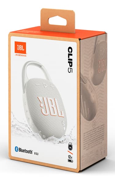 Boxa portabila CLIP 5 Bluetooth Wireless Speaker White "JBLCLIP5WHT" — miniatură