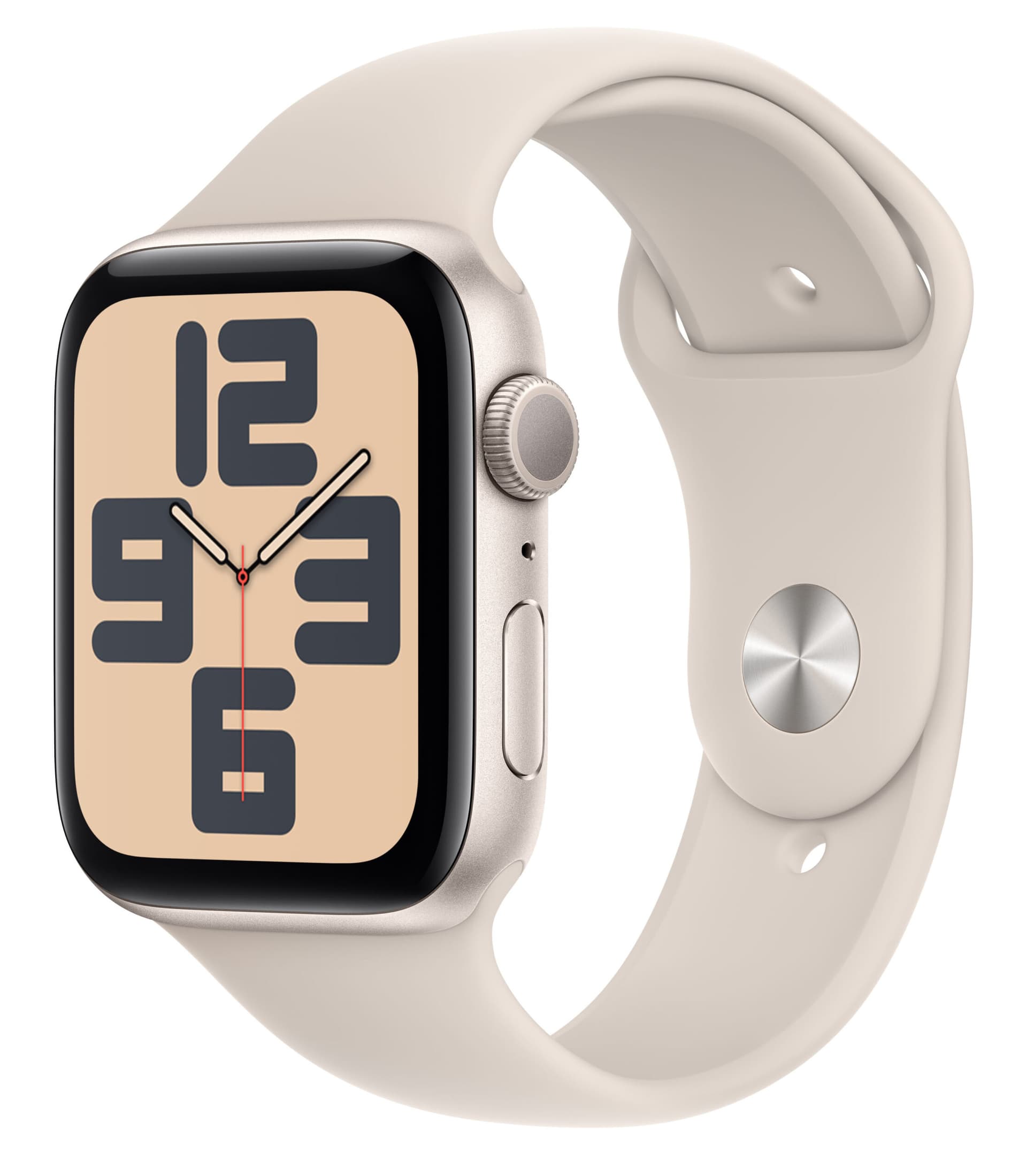 Smartwatch Watch SE GPS 44mm Starlight Aluminium Case with Sport Band S/M Starlight "MRE43"