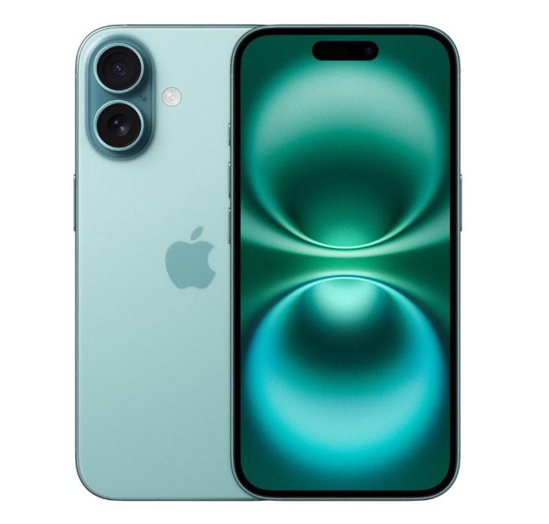 Apple iPhone 16 6.1" 8GB 128GB Teal "MYED3__/A"