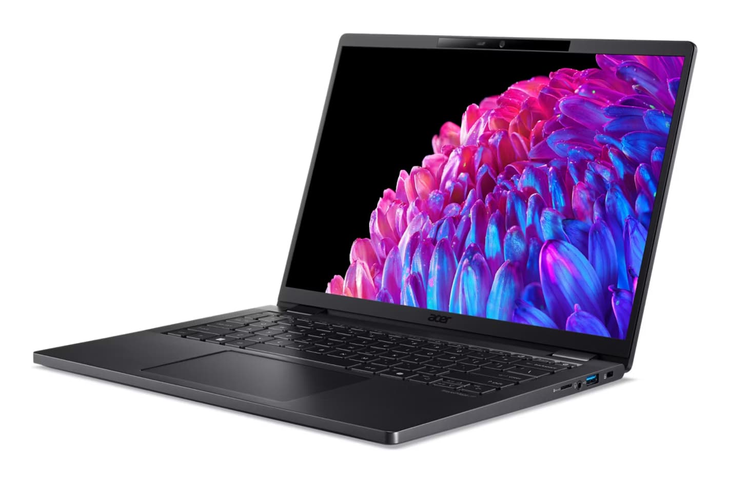 TravelMate P6 14 U7-155H 2.8K OLED 32GB 1TB SSD FGP+BKLIT Windows 11 Pro Galaxy Black "NX.B5WEX.006" ( — miniatură