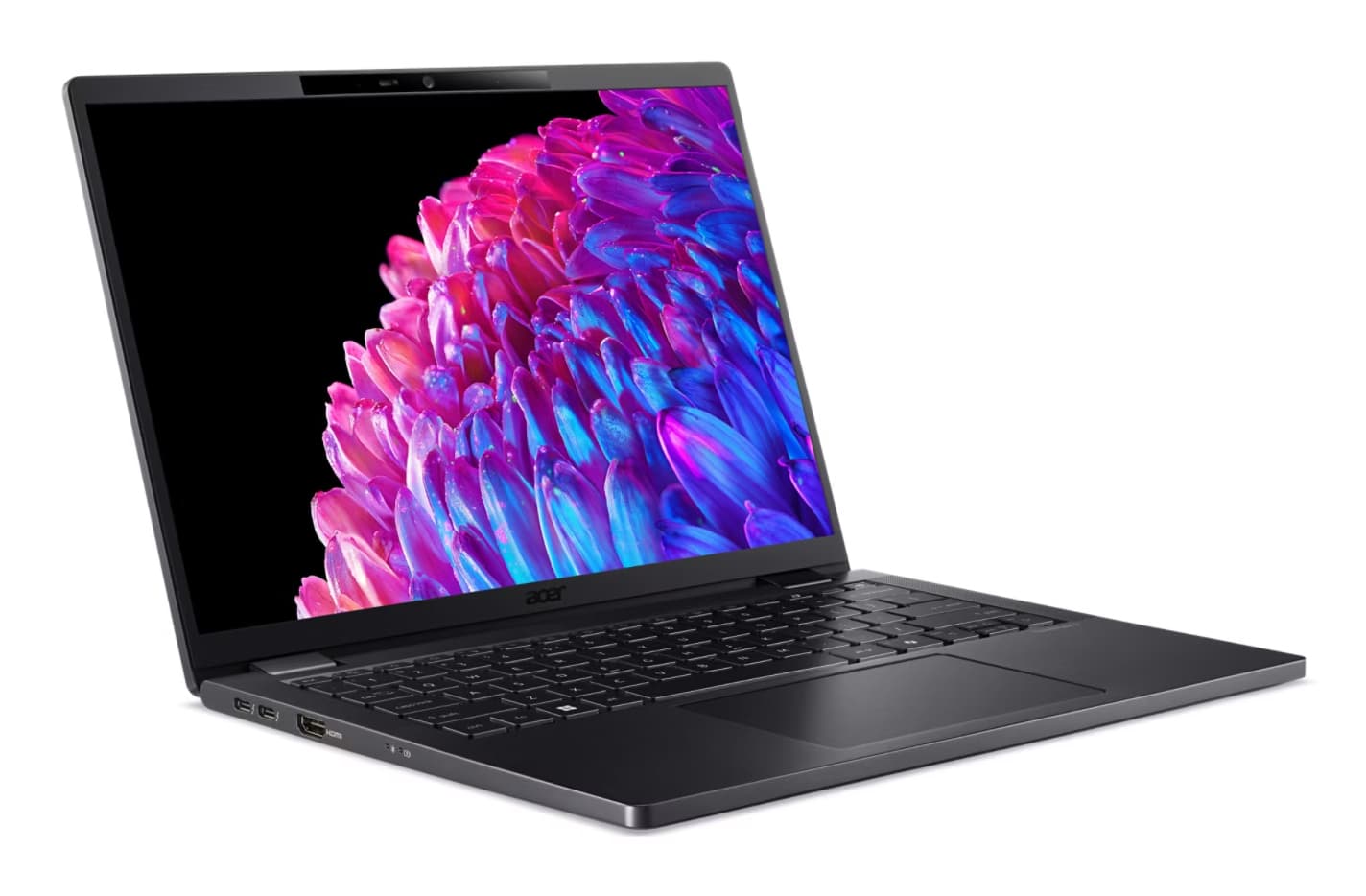 TravelMate P6 14 U7-155H 2.8K OLED 32GB 1TB SSD FGP+BKLIT Windows 11 Pro Galaxy Black "NX.B5WEX.006" ( — miniatură