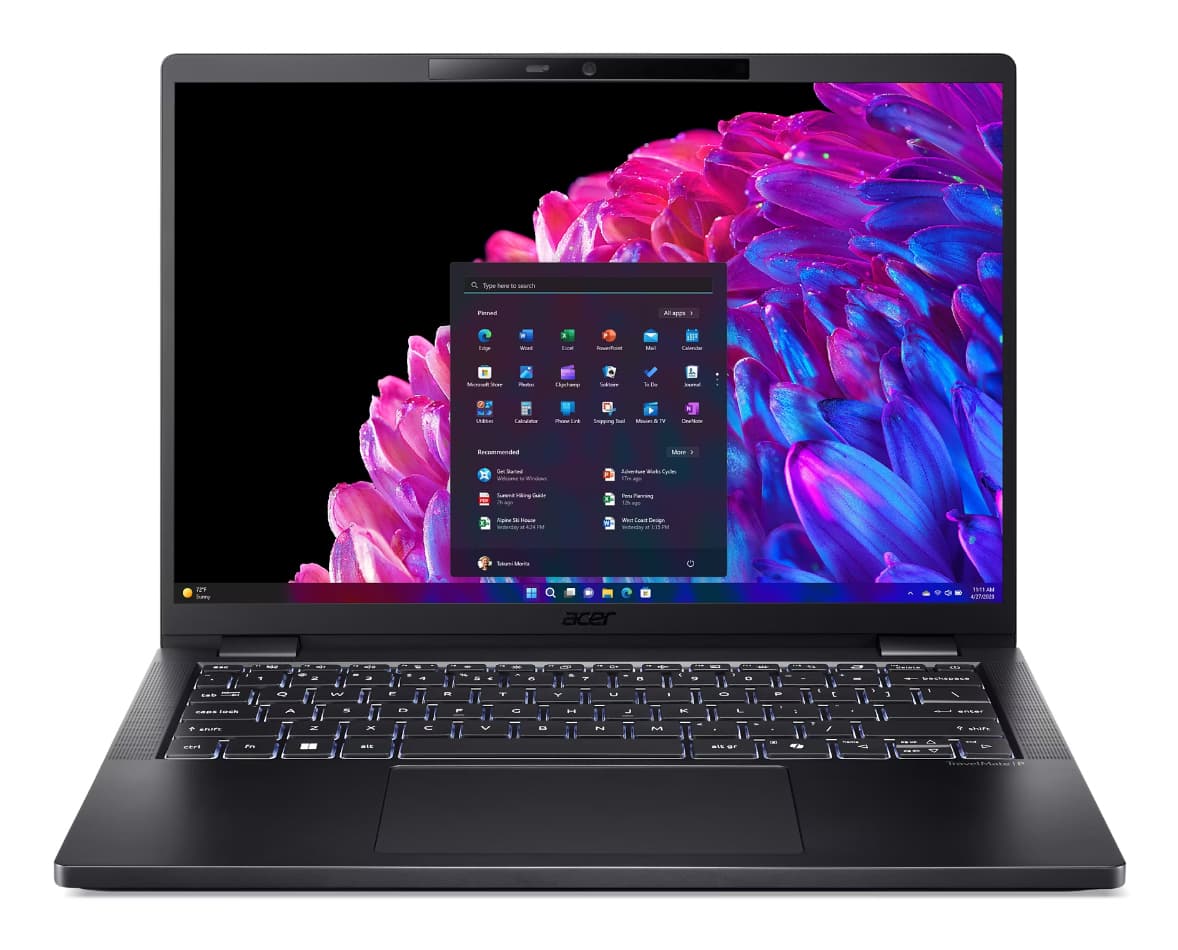 TravelMate P6 14 U7-155H 2.8K OLED 32GB 1TB SSD FGP+BKLIT Windows 11 Pro Galaxy Black "NX.B5WEX.006" (