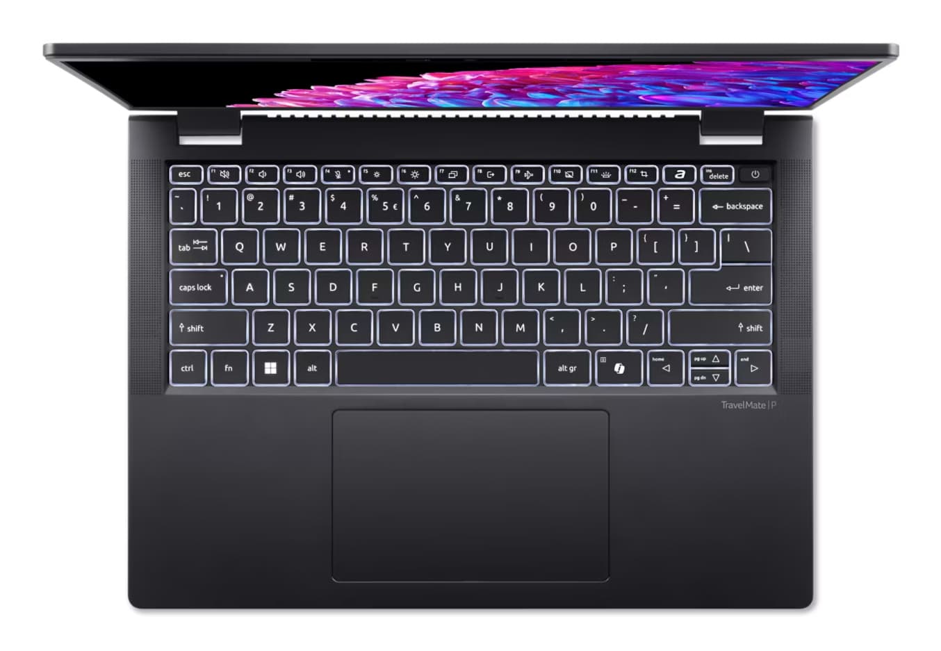 TravelMate P6 14 U7-155H 2.8K OLED 32GB 1TB SSD FGP+BKLIT Windows 11 Pro Galaxy Black "NX.B5WEX.006" ( — miniatură
