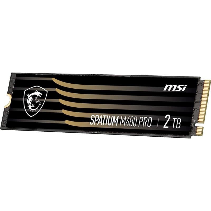 SSD MSI SPATIUM M480 PRO PCIE 4.0 NVME M.2 2TB internal solid state drive PCI Express 4.0 3D NAND "S78-440Q600-P83"