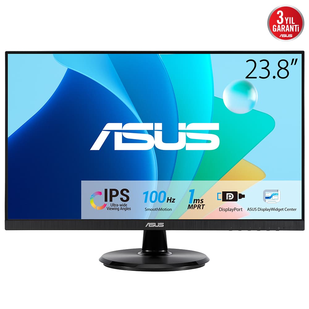 ASUS&nbsp;VA24DQFR 23.8inch FHD IPS 75Hz Frameless DP HDMI VGA Flicker free Low Blue Light Speakers "VA24DQFR"